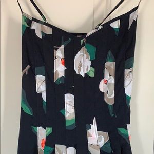 Navy blue maxi dress